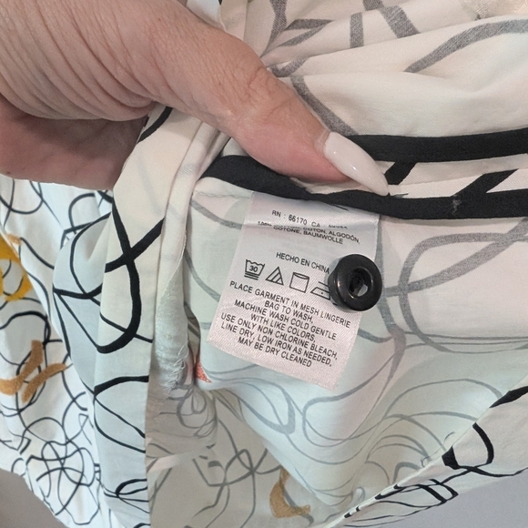 Maeve Black and Orange Skirt Knee-Length - Picture 7 of 9